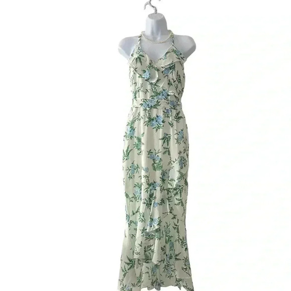 Disney Princess Floral Ruffle Midi Dress, Size Small - Picture 2 of 10